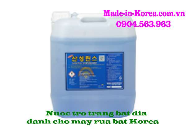 Nước trợ tráng bát đĩa dành cho máy rửa bát đĩa Korea Acidity Rinse